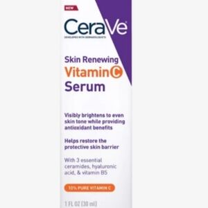 CeraVe Skin Renewing Vitamin C Serum w/3 Ceramides, Hyaluronic Acid & Vitamin B5